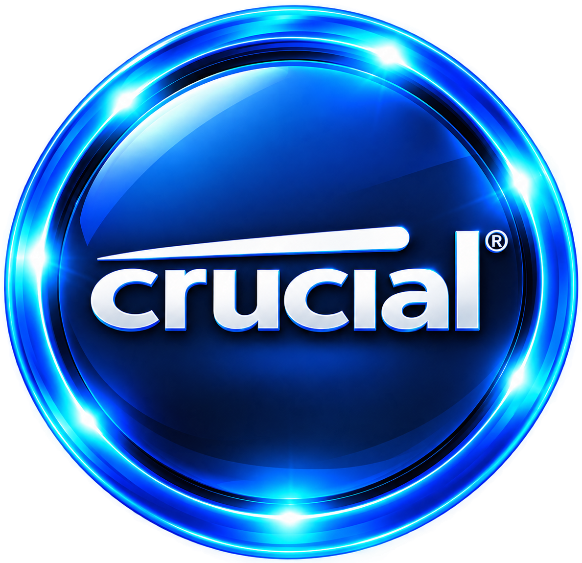 Crucial RAM memory and SSD storage for custom built computers